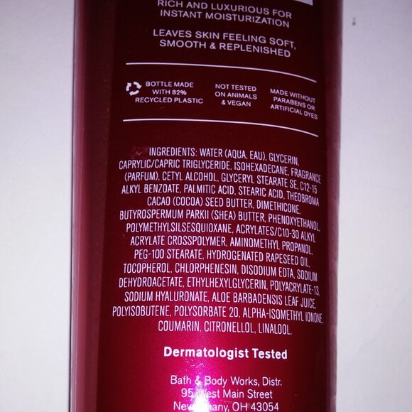 Set of 3 Bath and Body Works Cream Lotion Forever Red Ultimate Hydration Shea Bu - Picture 7 of 12